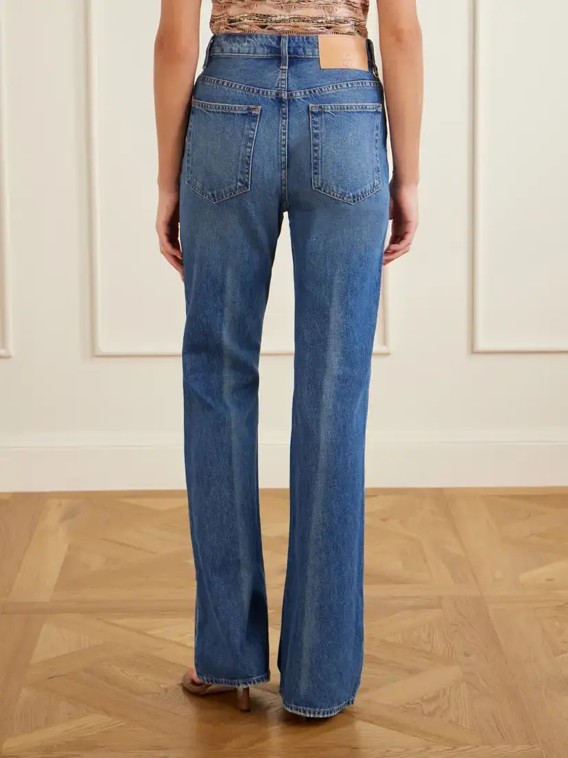 Ulla Johnson The Colette Embellished High-rise Straight-leg Jeans | Thumbnail 4 Ulla Johnson The Colette Embellished High-rise Straight-leg Jeans | Thumbnail 4