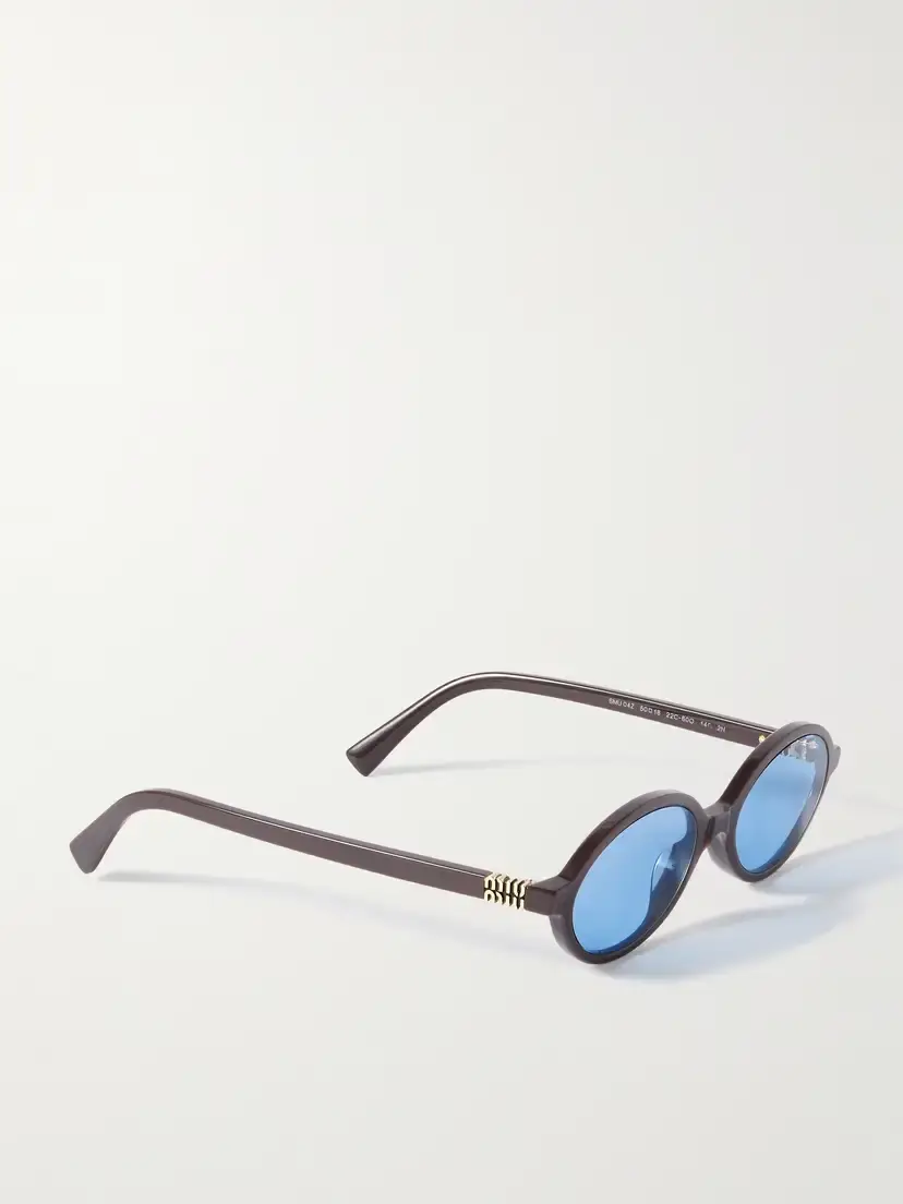 Miu Miu Eyewear Oval-frame Acetate Sunglasses | Thumbnail 3