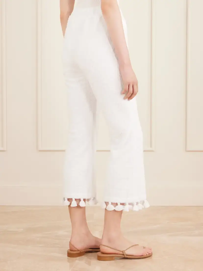 Cap d’Antibes Morgane Cotton-terry Straight-leg Pants | Thumbnail 4