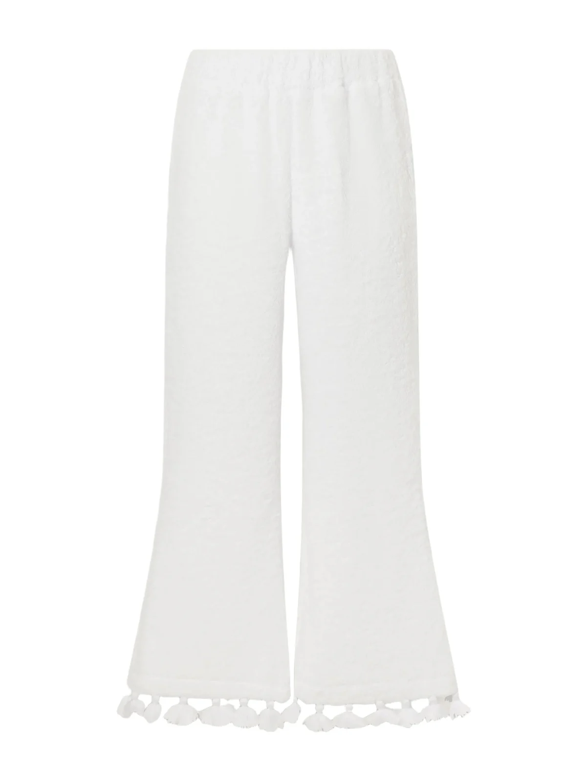 Cap d’Antibes Morgane Cotton-terry Straight-leg Pants