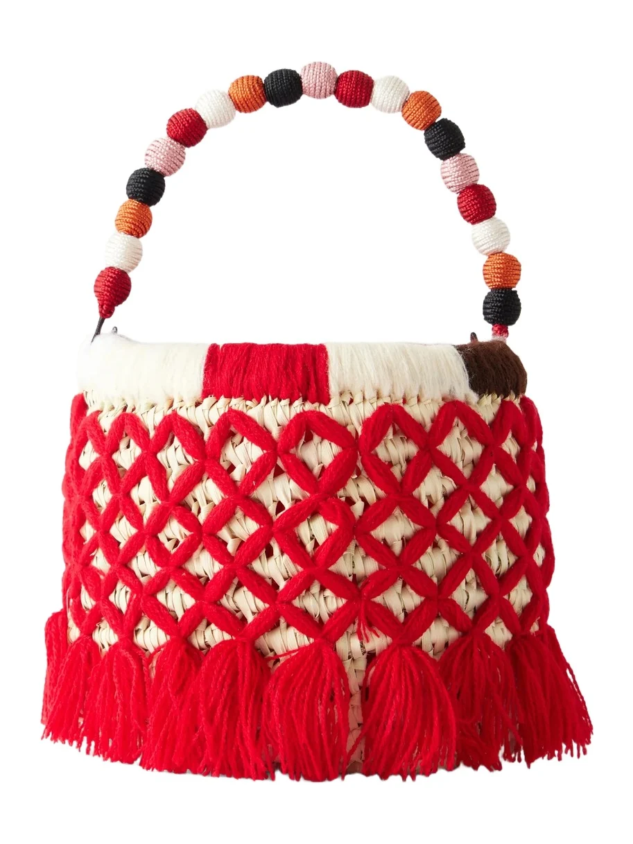 Cap d’Antibes Panier Raffia Tote