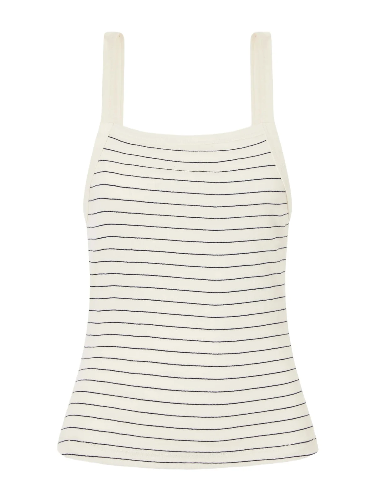 Nando Striped Ribbed Cotton Tank Nando Striped Ribbed Cotton Tank
