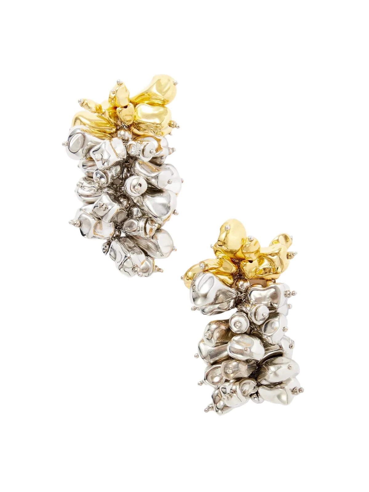 Silver And Gold-tone Earrings Silver And Gold-tone Earrings
