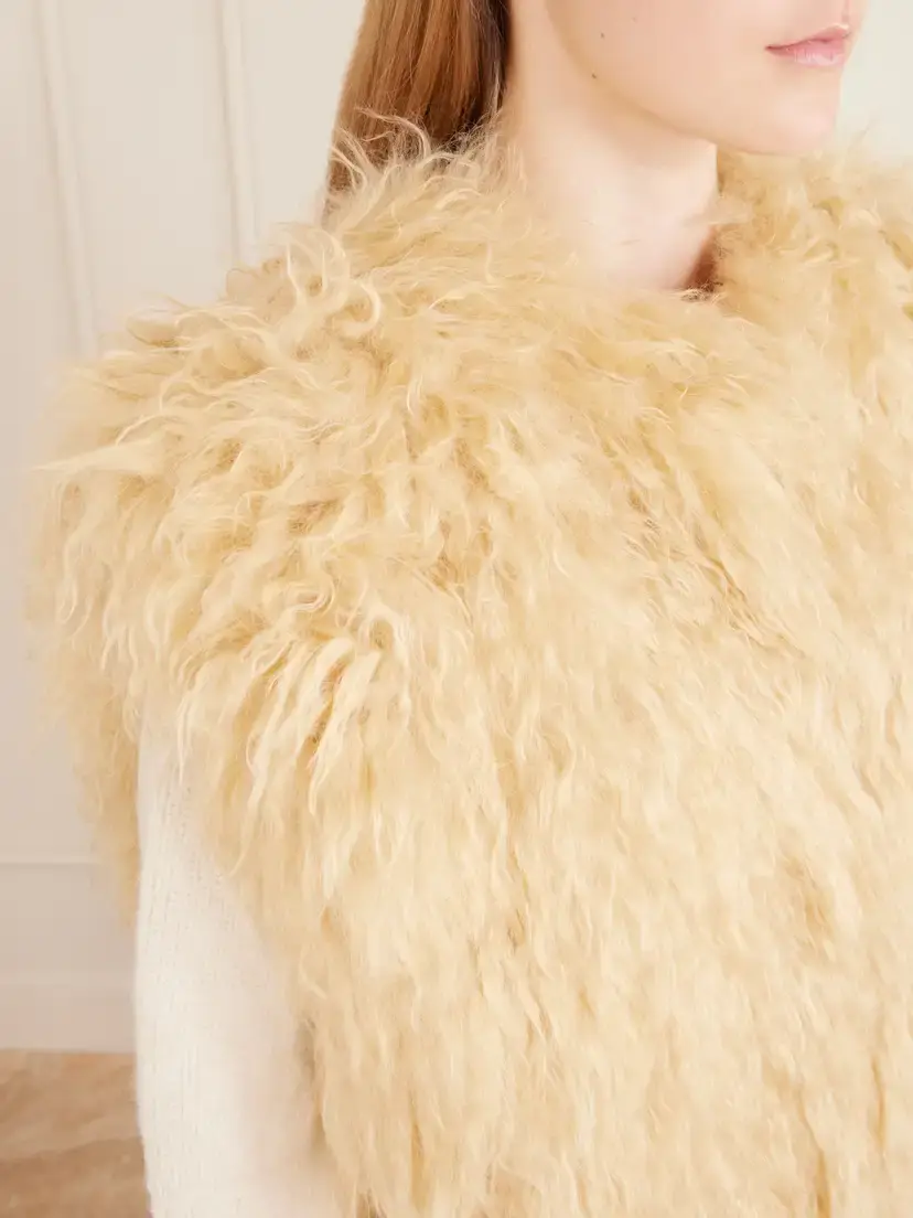 Isabel Marant Florana Cropped Shearling Vest | Thumbnail 5 Isabel Marant Florana Cropped Shearling Vest | Thumbnail 5