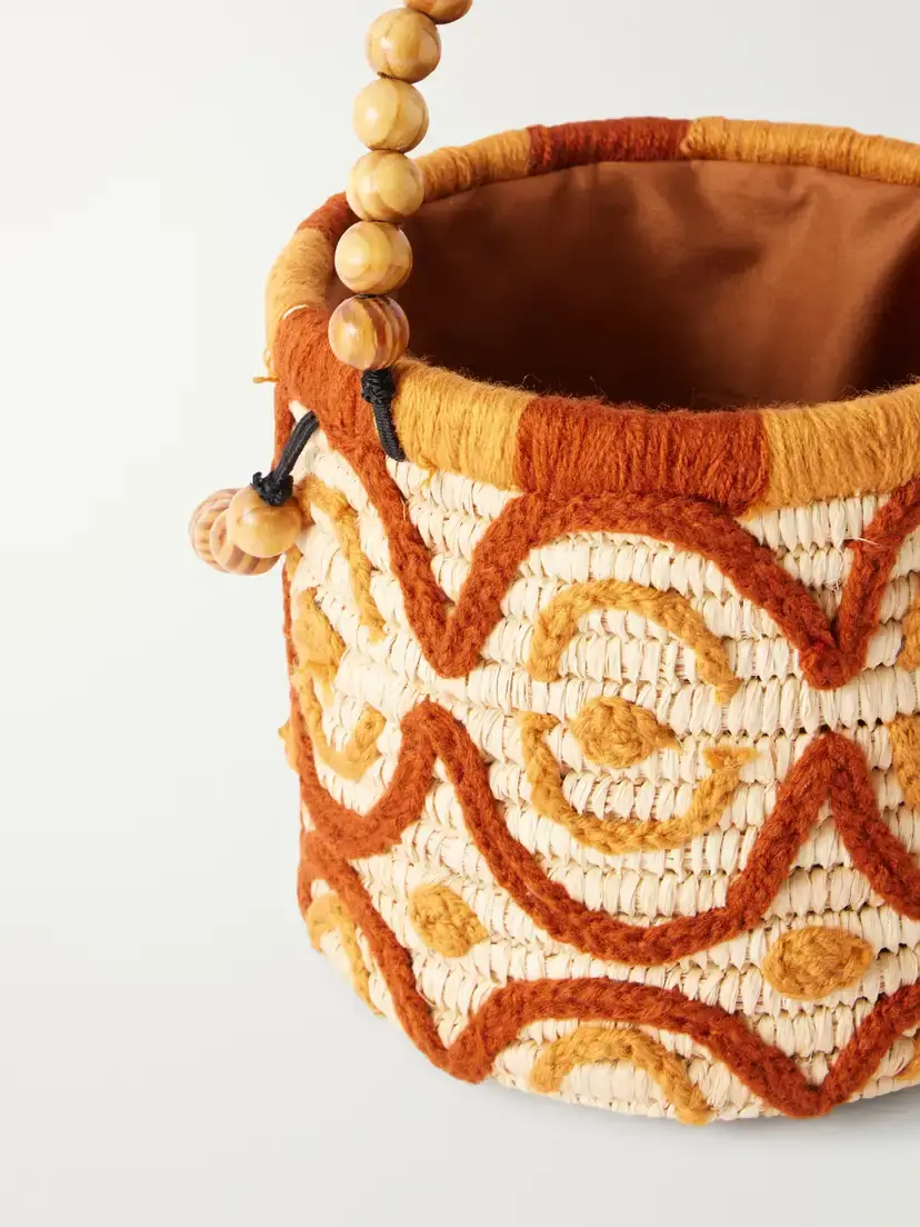 Cap d’Antibes Panier Raffia Tote | Thumbnail 5