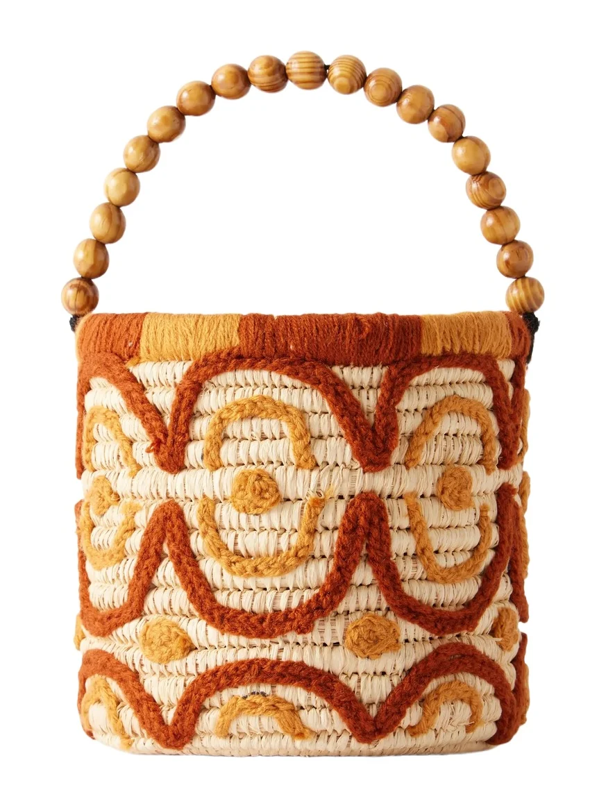 Cap d’Antibes Panier Raffia Tote