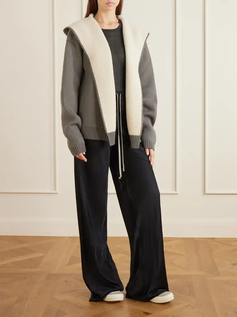 Rick Owens Reversible Knitted Wool-blend Cardigan | Thumbnail 2 Rick Owens Reversible Knitted Wool-blend Cardigan | Thumbnail 2