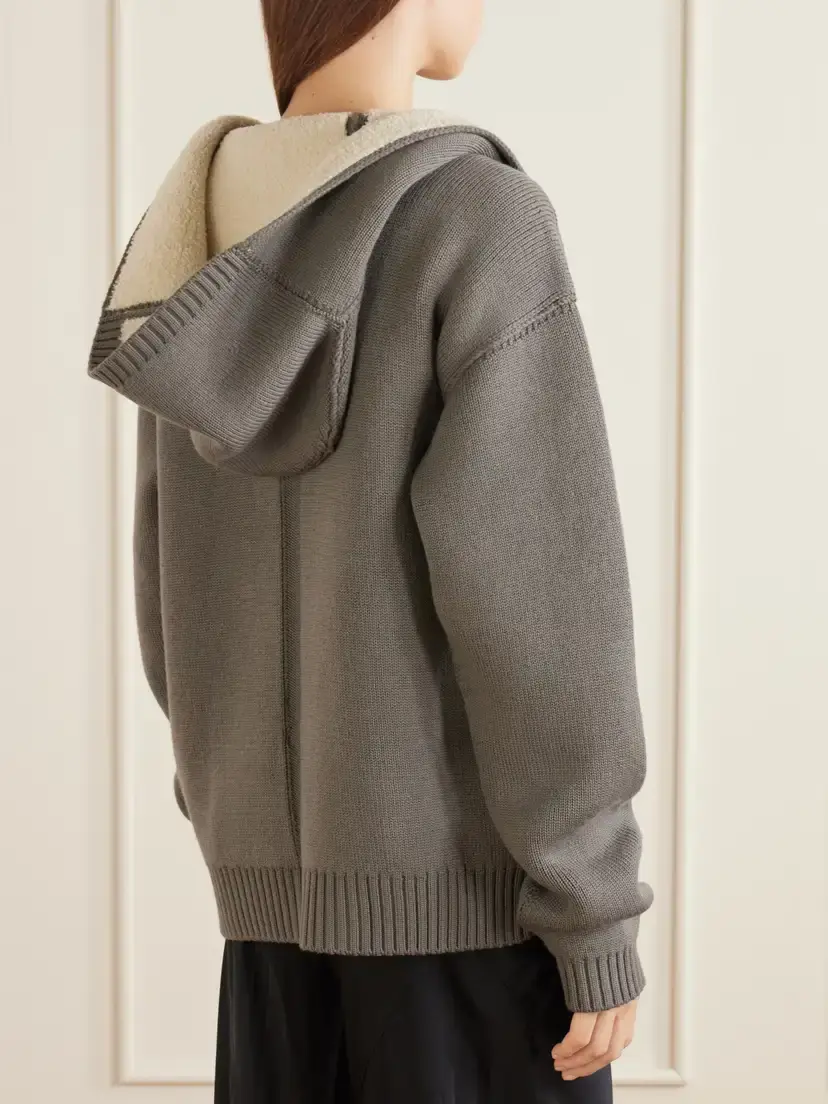 Rick Owens Reversible Knitted Wool-blend Cardigan | Thumbnail 3 Rick Owens Reversible Knitted Wool-blend Cardigan | Thumbnail 3