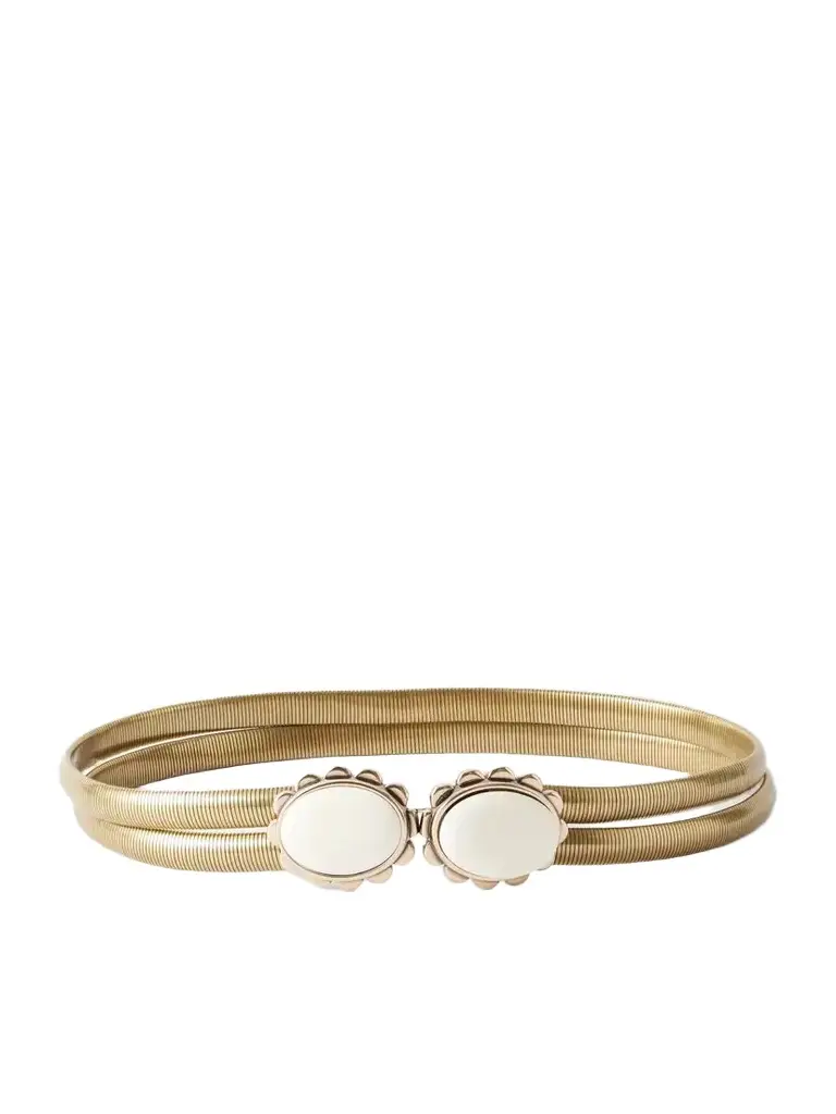 Isabel Marant Twina Gold-tone Bone Belt