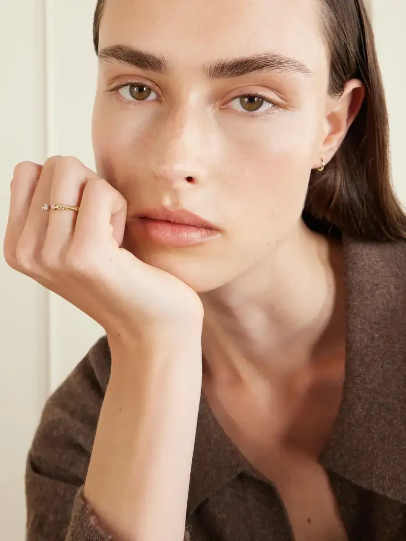 David Yurman Micro Cablespira® 18-karat Gold Diamond Ring | Thumbnail 2 David Yurman Micro Cablespira® 18-karat Gold Diamond Ring | Thumbnail 2