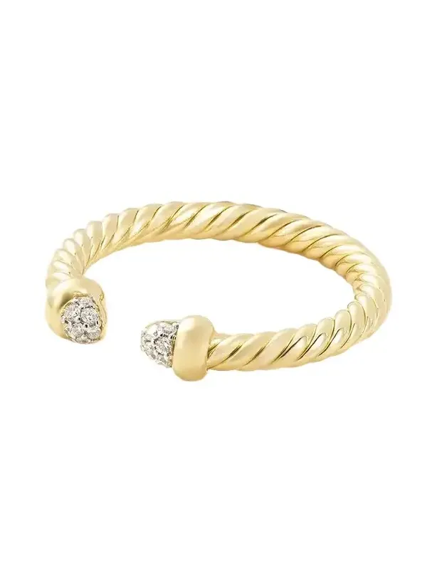 Micro Cablespira® 18-karat Gold Diamond Ring Micro Cablespira® 18-karat Gold Diamond Ring