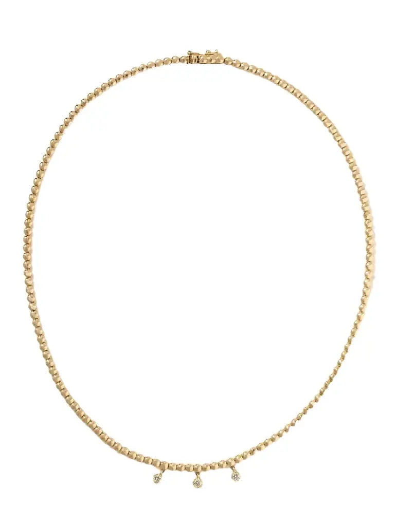 Jennifer Meyer 18-karat Gold Diamond Necklace | Image 1 Jennifer Meyer 18-karat Gold Diamond Necklace | Image 1