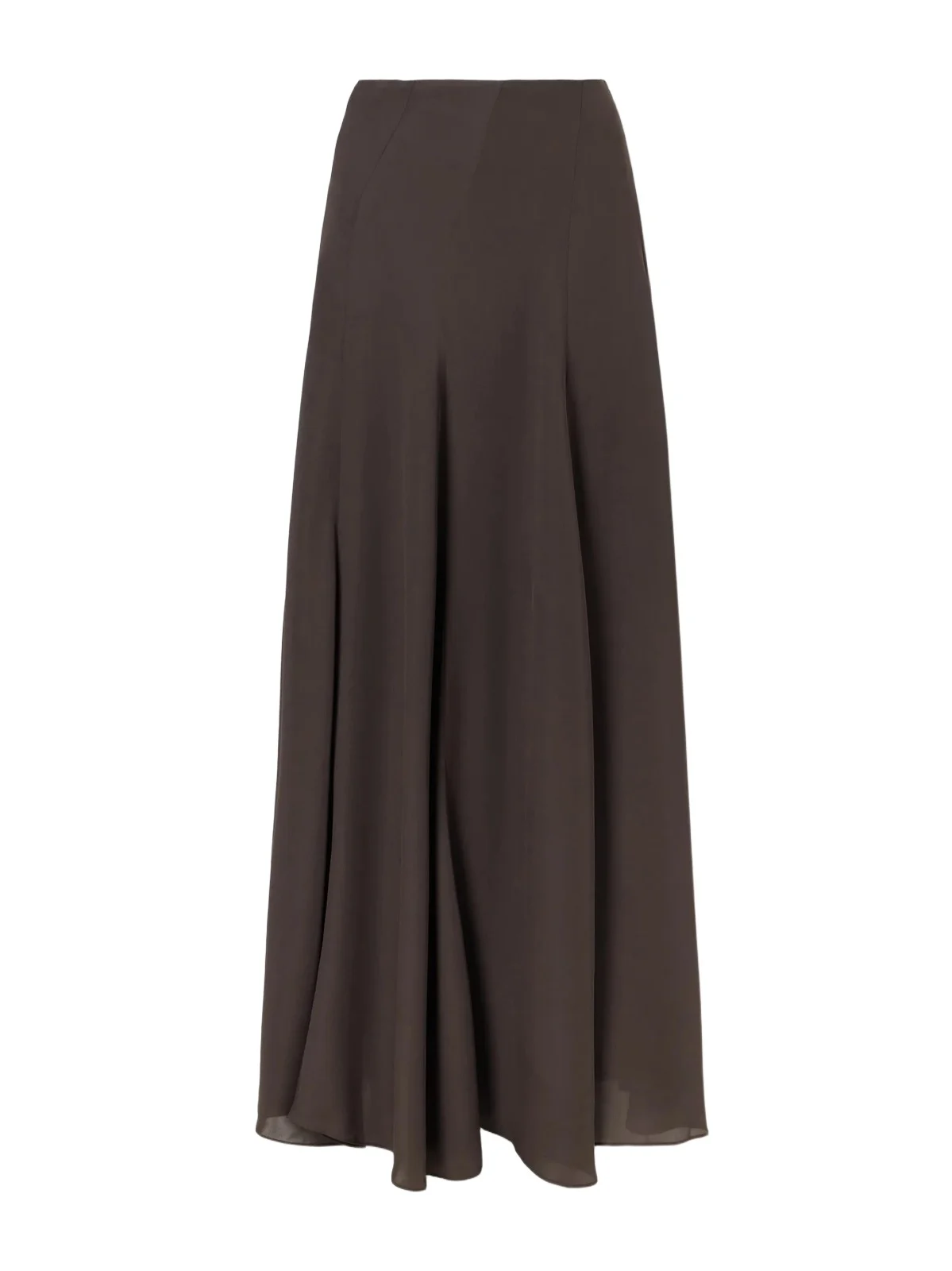 Ruohan Aeris Pleated Silk-crepe Midi Skirt