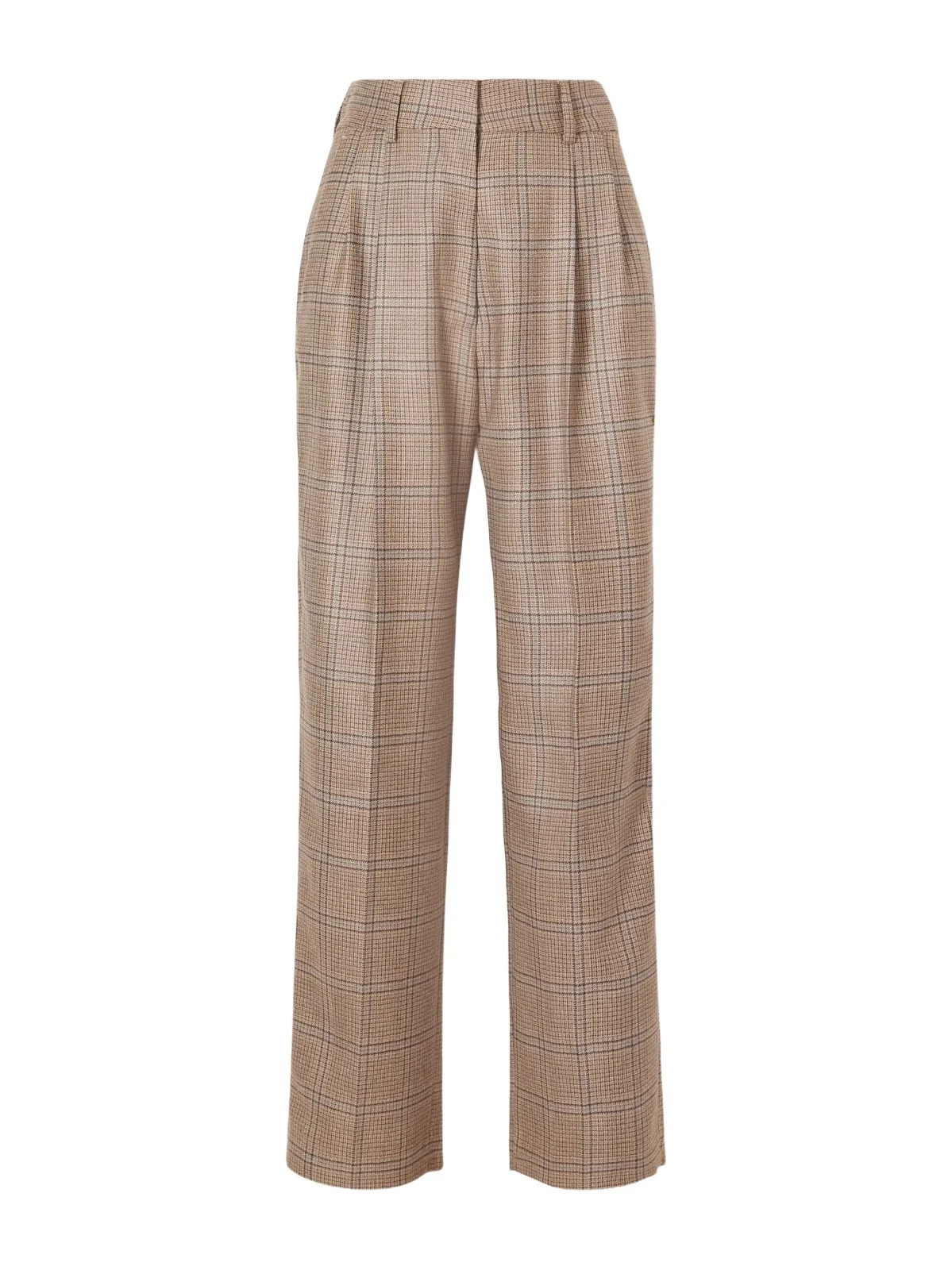 Blazé Milano Fox Checked Wool Pants