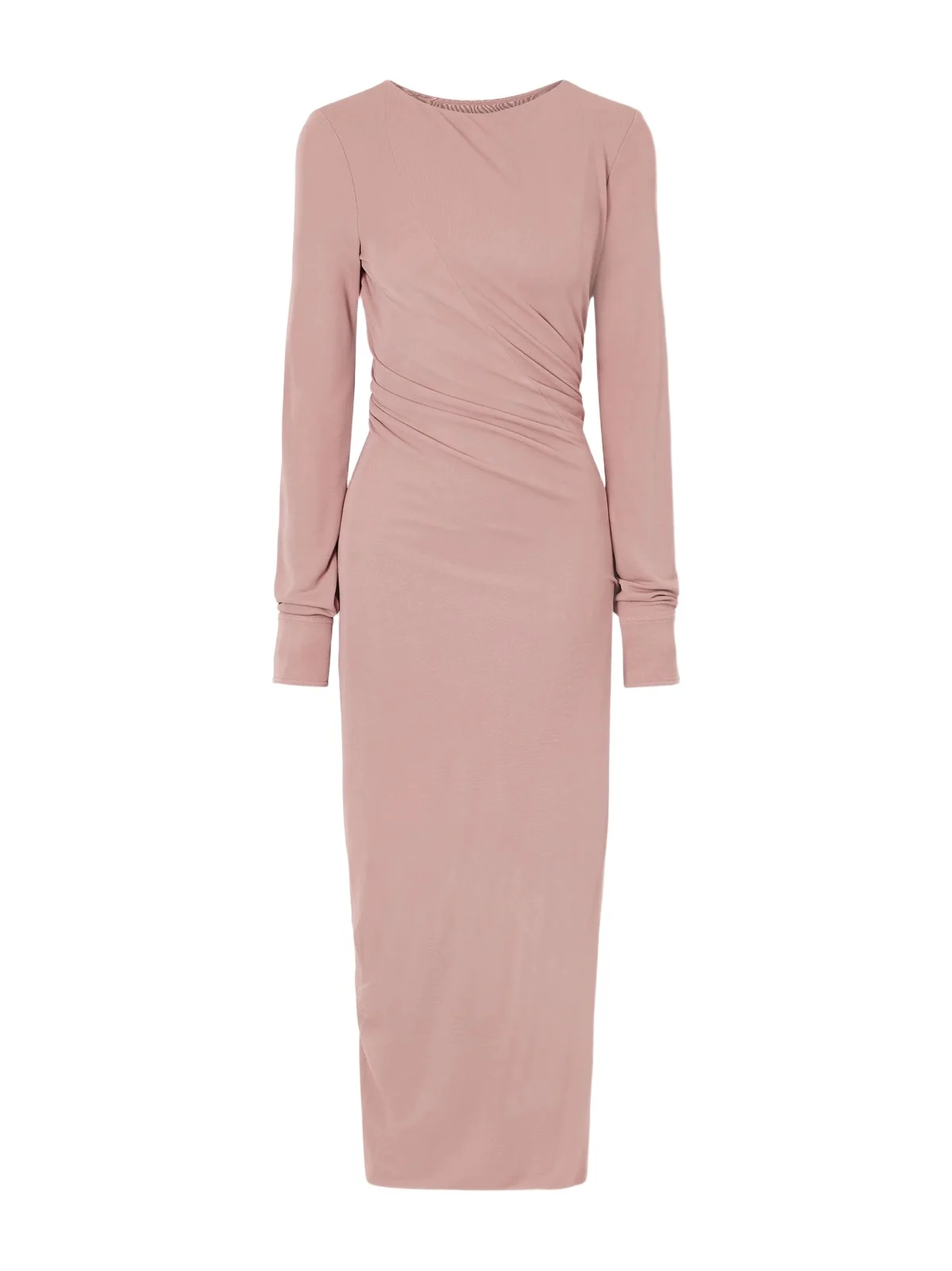 Draped Crepe-jersey Midi Dress Draped Crepe-jersey Midi Dress