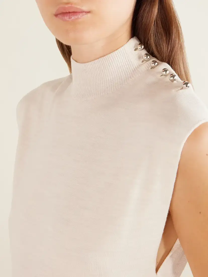 Lanvin Draped Wool-blend Turtleneck Midi Dress | Thumbnail 4 Lanvin Draped Wool-blend Turtleneck Midi Dress | Thumbnail 4