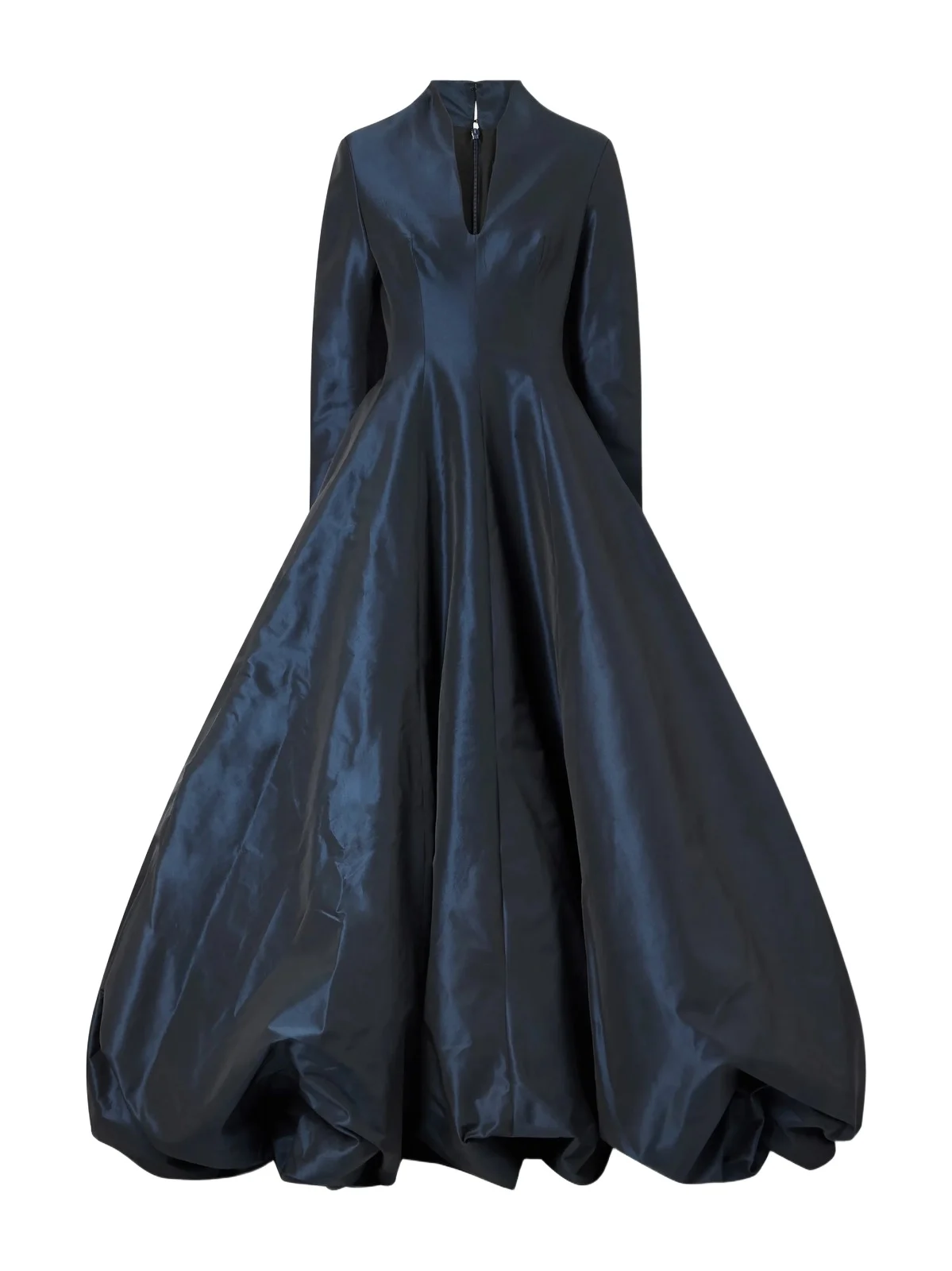Pleated Taffeta Gown Pleated Taffeta Gown