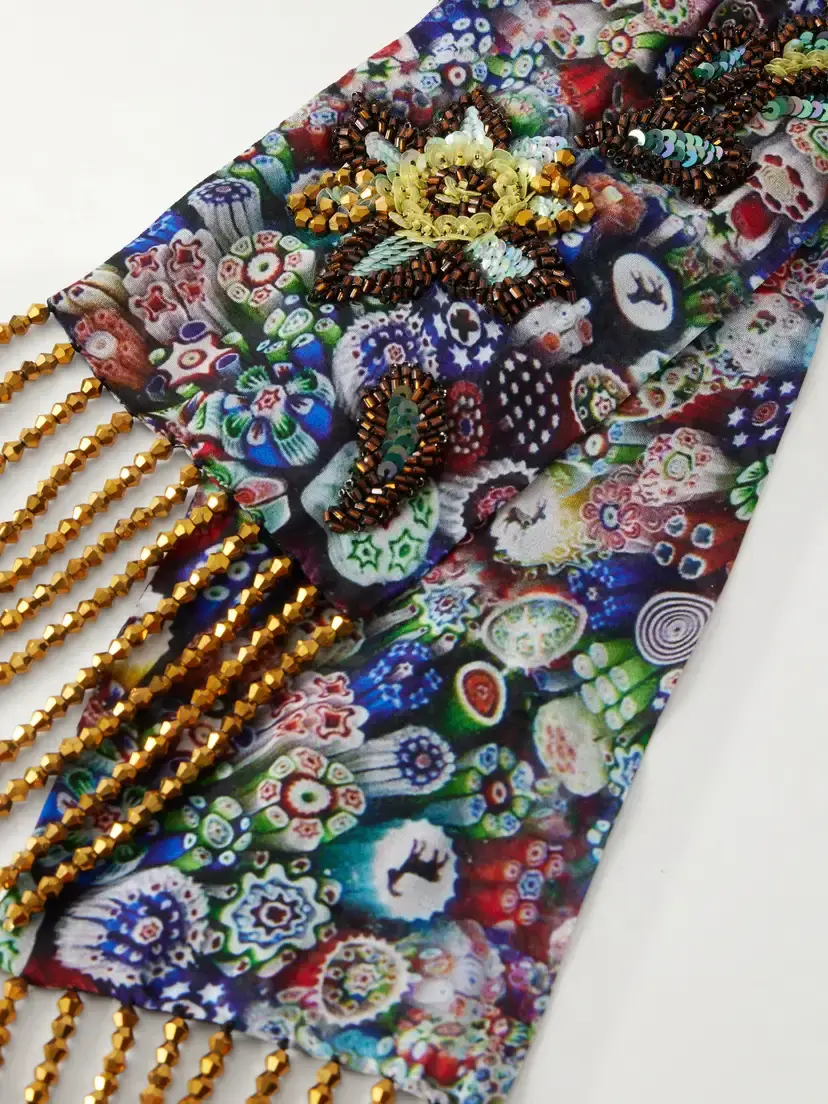 Dries Van Noten Floral-print Fringed Scarf | Thumbnail 3