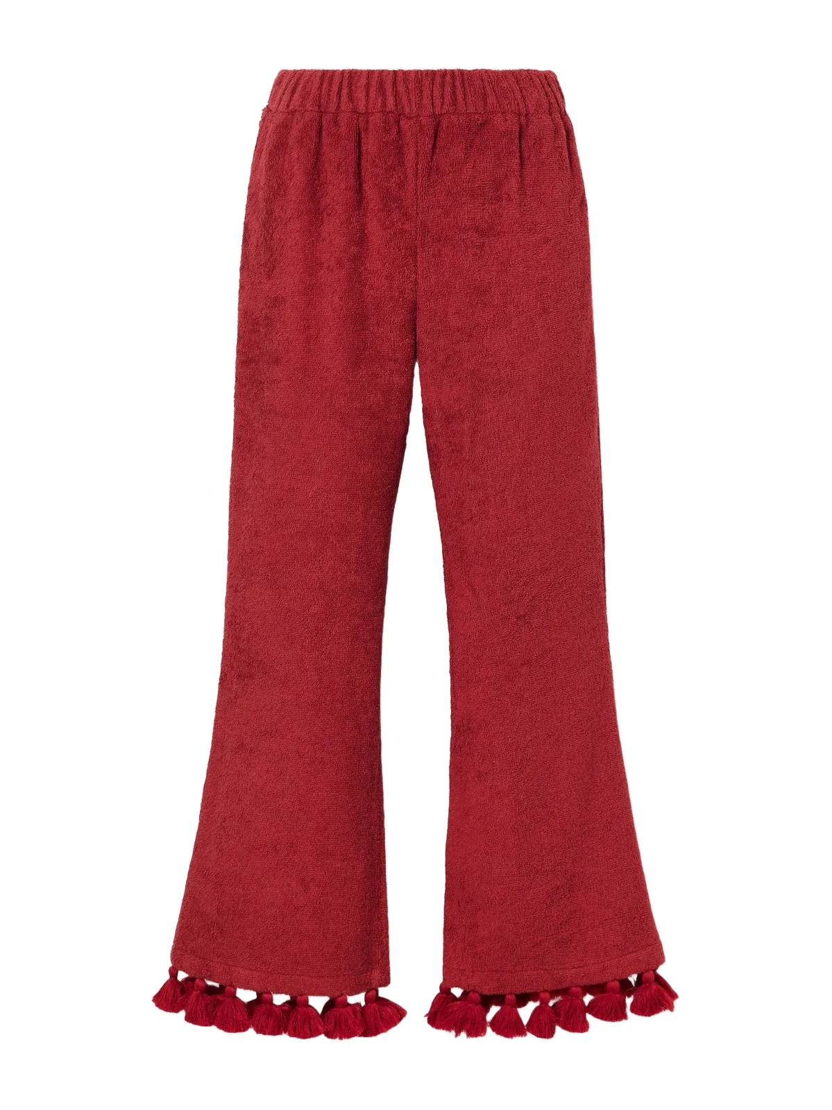 Cap d’Antibes Morgane Cotton-terry Straight-leg Pants