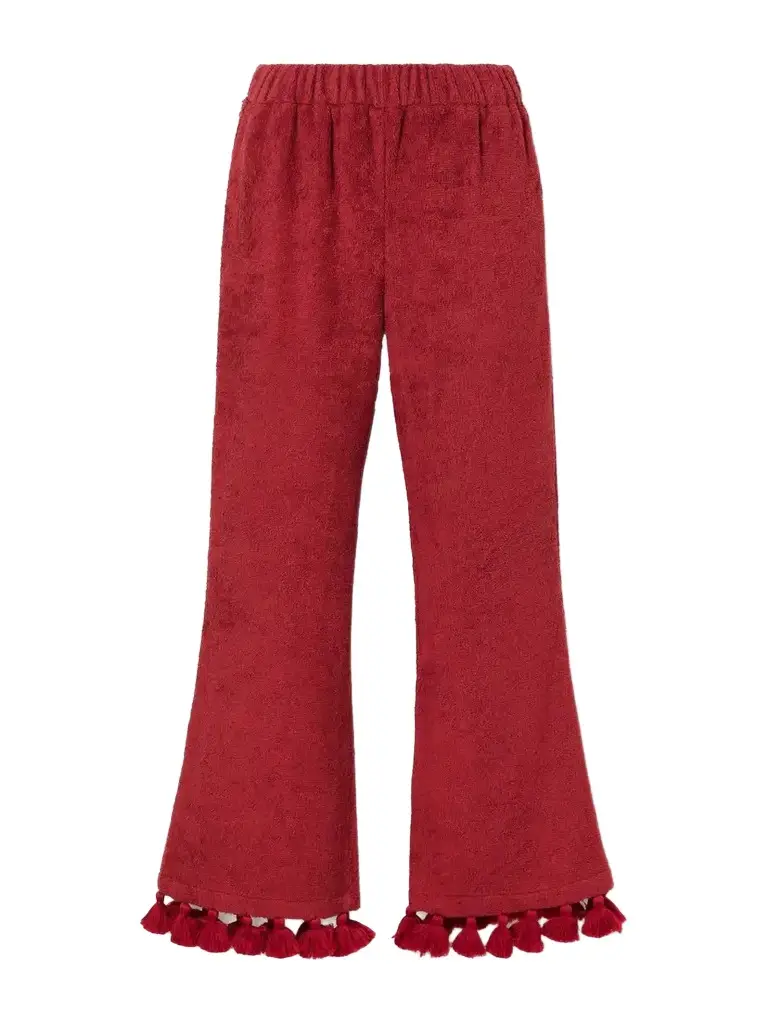 Cap d’Antibes Morgane Cotton-terry Straight-leg Pants | Image 1 Cap d’Antibes Morgane Cotton-terry Straight-leg Pants | Image 1