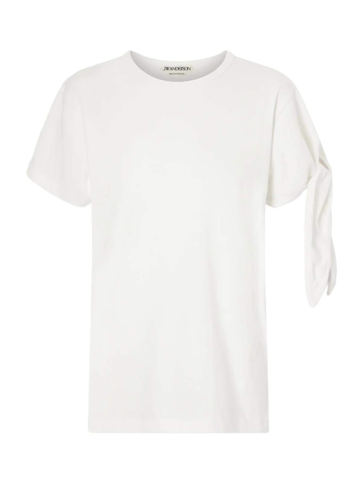 JW Anderson Tie-detailed Cotton T-shirt