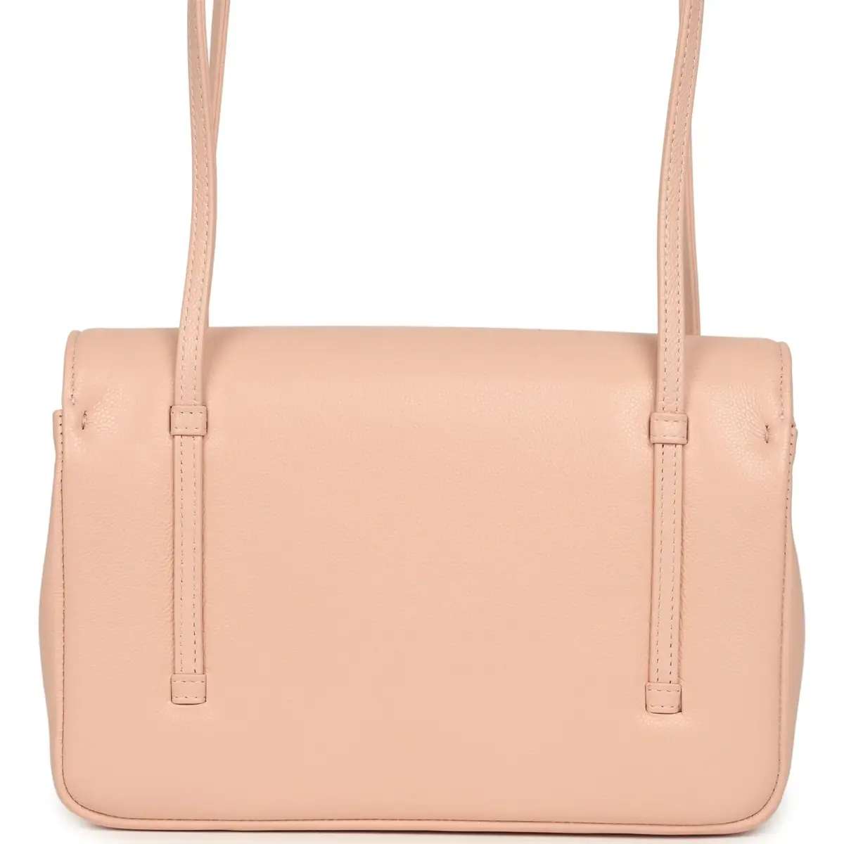 Chanel Chanel Small Preppy Coco Flap Bag Light Pink Shiny Caviar Brushed Gold Hardware | Thumbnail 4