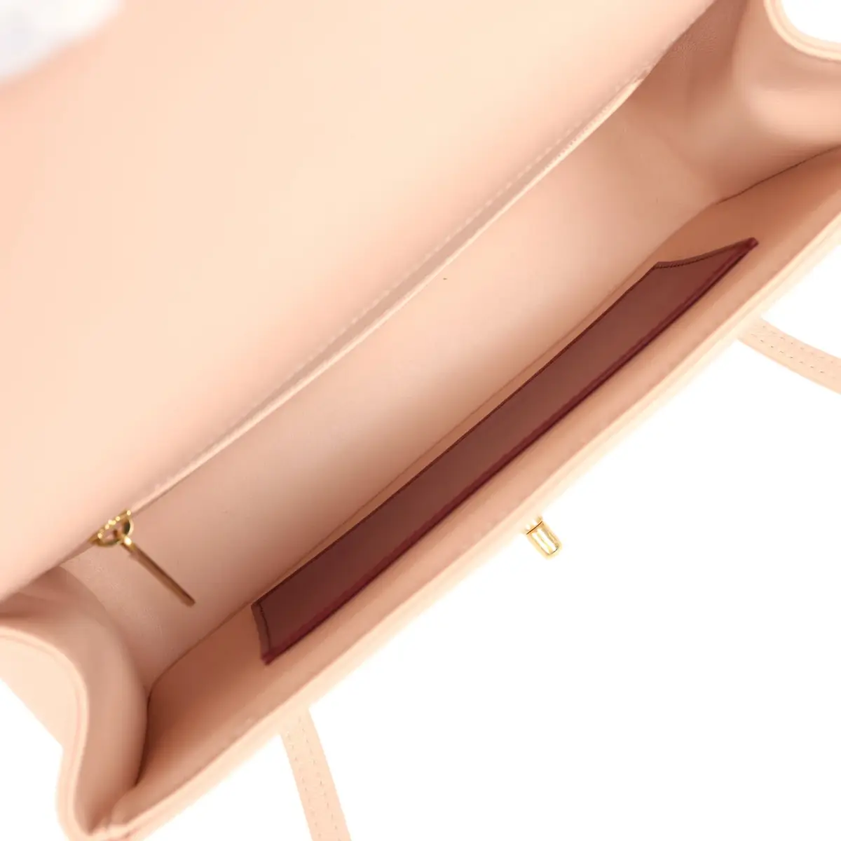 Chanel Chanel Small Preppy Coco Flap Bag Light Pink Shiny Caviar Brushed Gold Hardware | Thumbnail 8