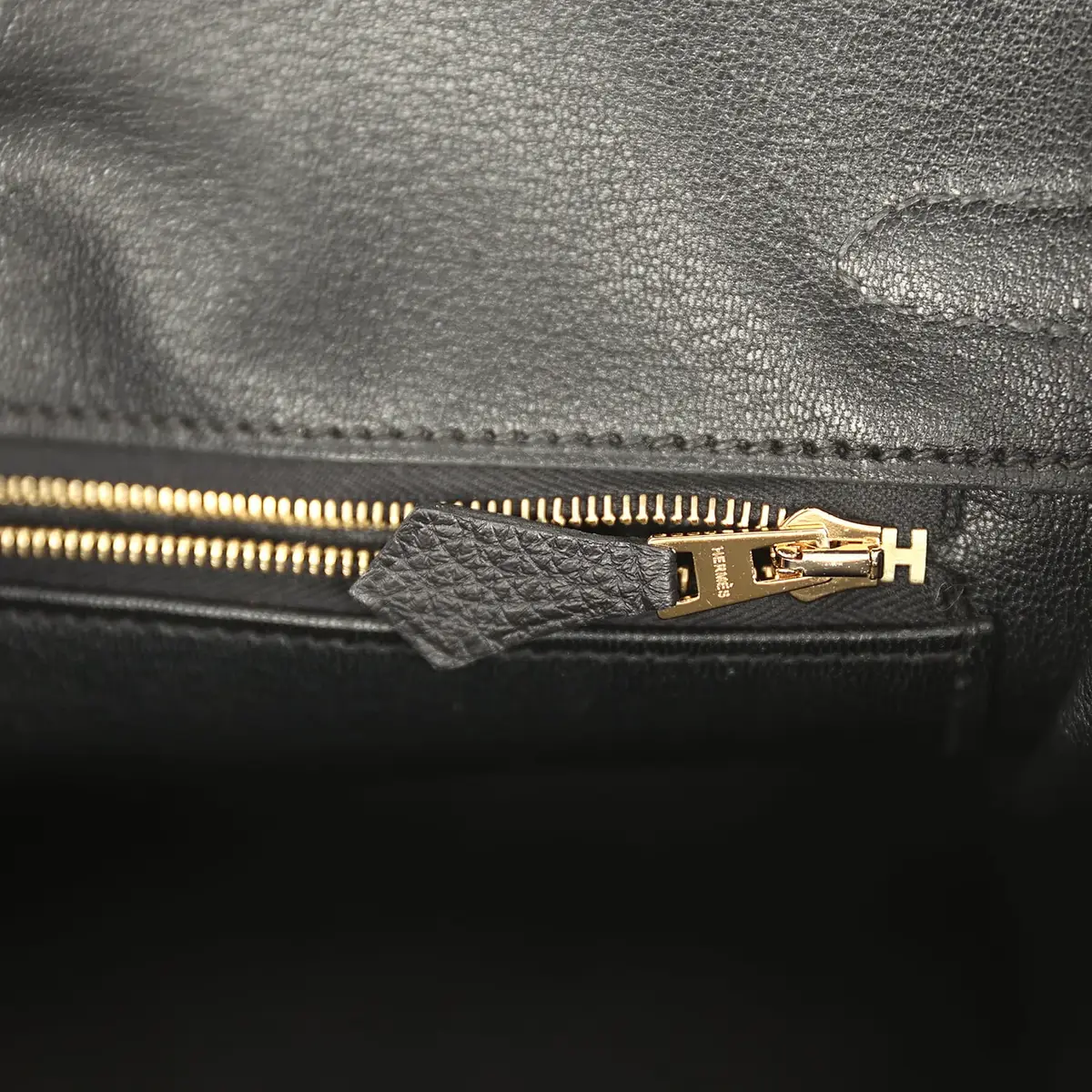 HERMÈS Hermes Birkin 25 Black Togo Gold Hardware | Thumbnail 9 HERMÈS Hermes Birkin 25 Black Togo Gold Hardware | Thumbnail 9