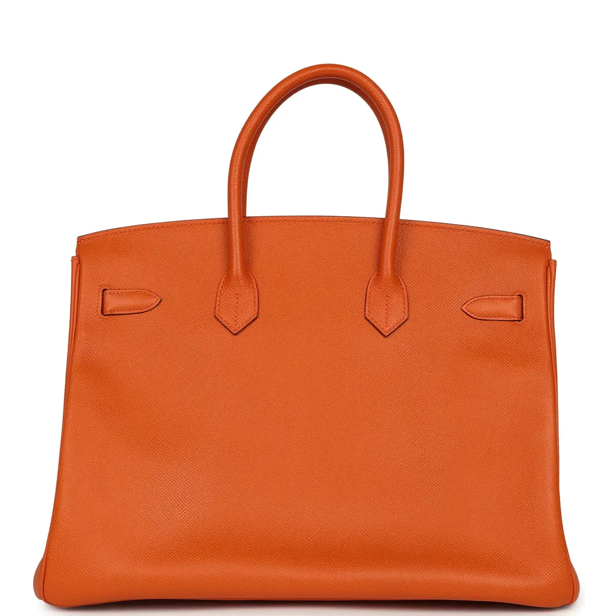HERMÈS Pre-owned Hermes Birkin 35 Orange Epsom Gold Hardware | Thumbnail 4 HERMÈS Pre-owned Hermes Birkin 35 Orange Epsom Gold Hardware | Thumbnail 4