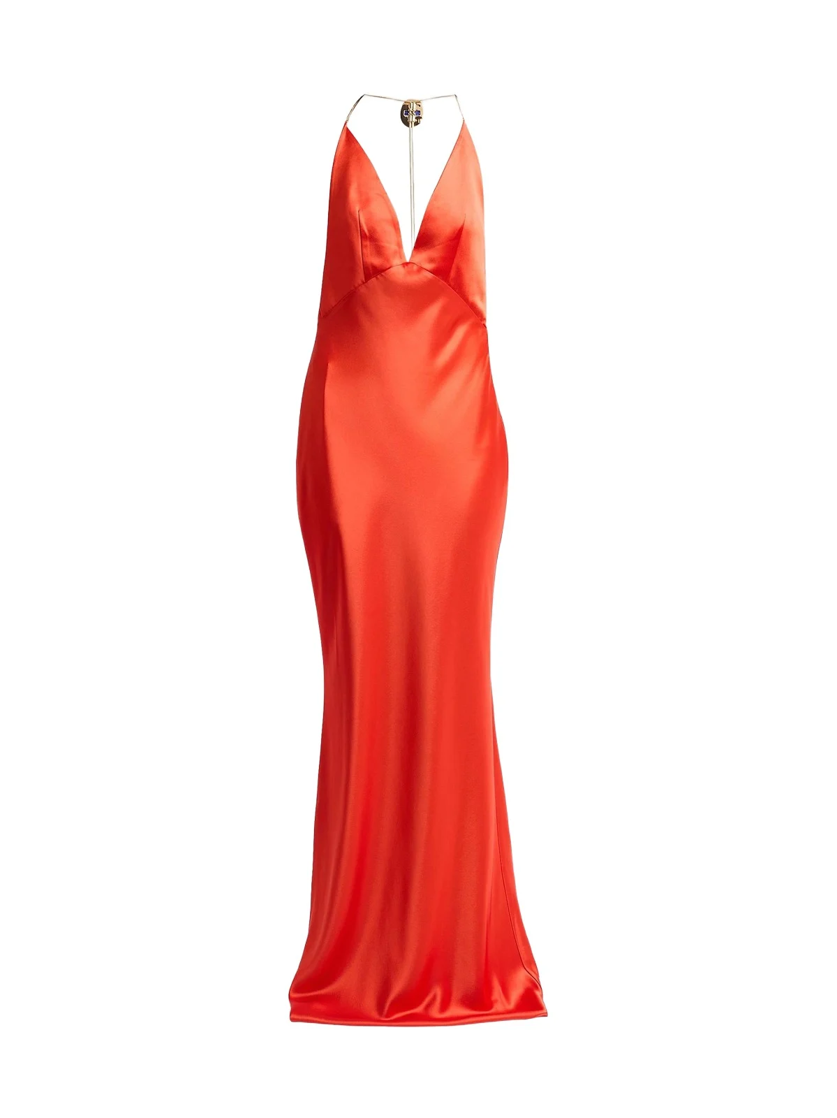 Women's Arianell Plunging Satin Maxi Dress Women's Arianell Plunging Satin Maxi Dress