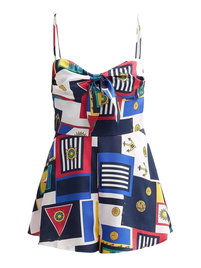 Women's Laurell Printed Romper Women's Laurell Printed Romper