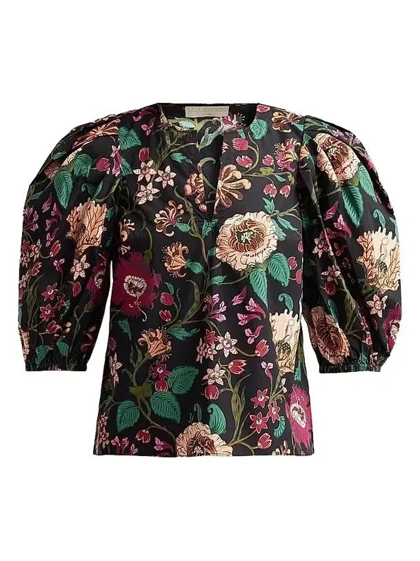 Women's Florielle Floral Cotton Top