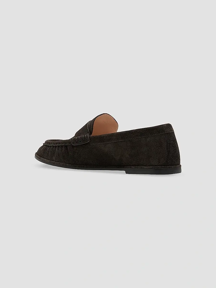 Stuart Weitzman Women's Spencer Suede Loafers | Thumbnail 4