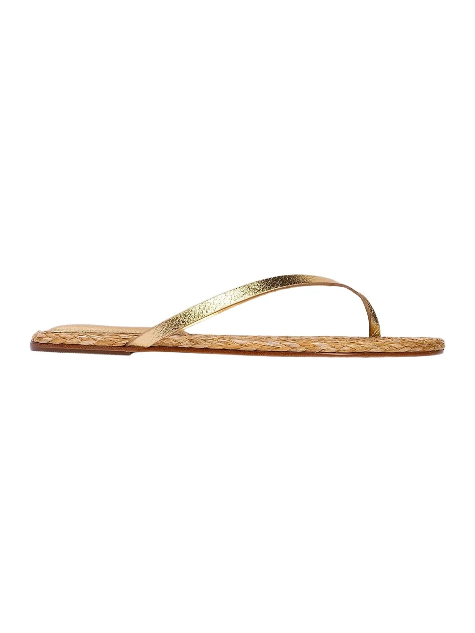 Black Suede Studio Women's Alaya Metallic Sandals