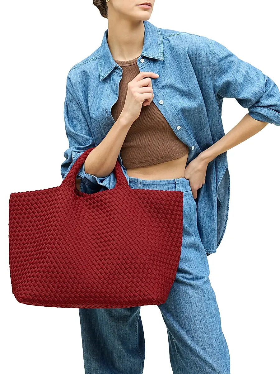 Naghedi Women's St. Barths Large Tote Bag | Thumbnail 3 Naghedi Women's St. Barths Large Tote Bag | Thumbnail 3