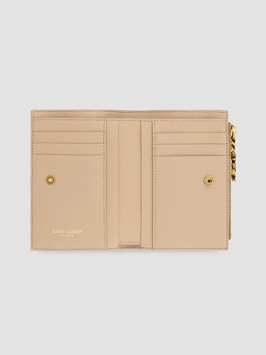 Saint Laurent Women's Cassandre Bijou Bi-Fold Wallet | Thumbnail 2 Saint Laurent Women's Cassandre Bijou Bi-Fold Wallet | Thumbnail 2