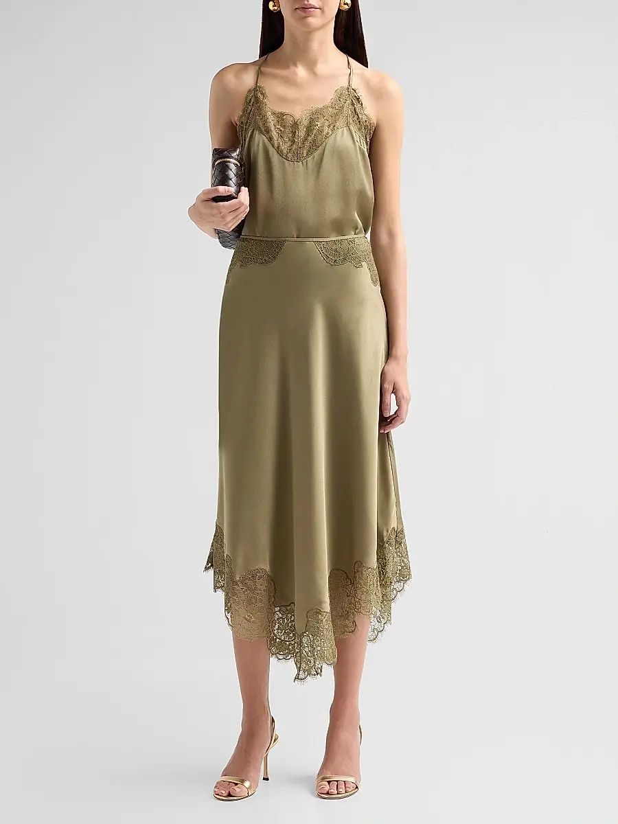 Ba&sh Women's Coni Slip Midi Skirt | Thumbnail 2