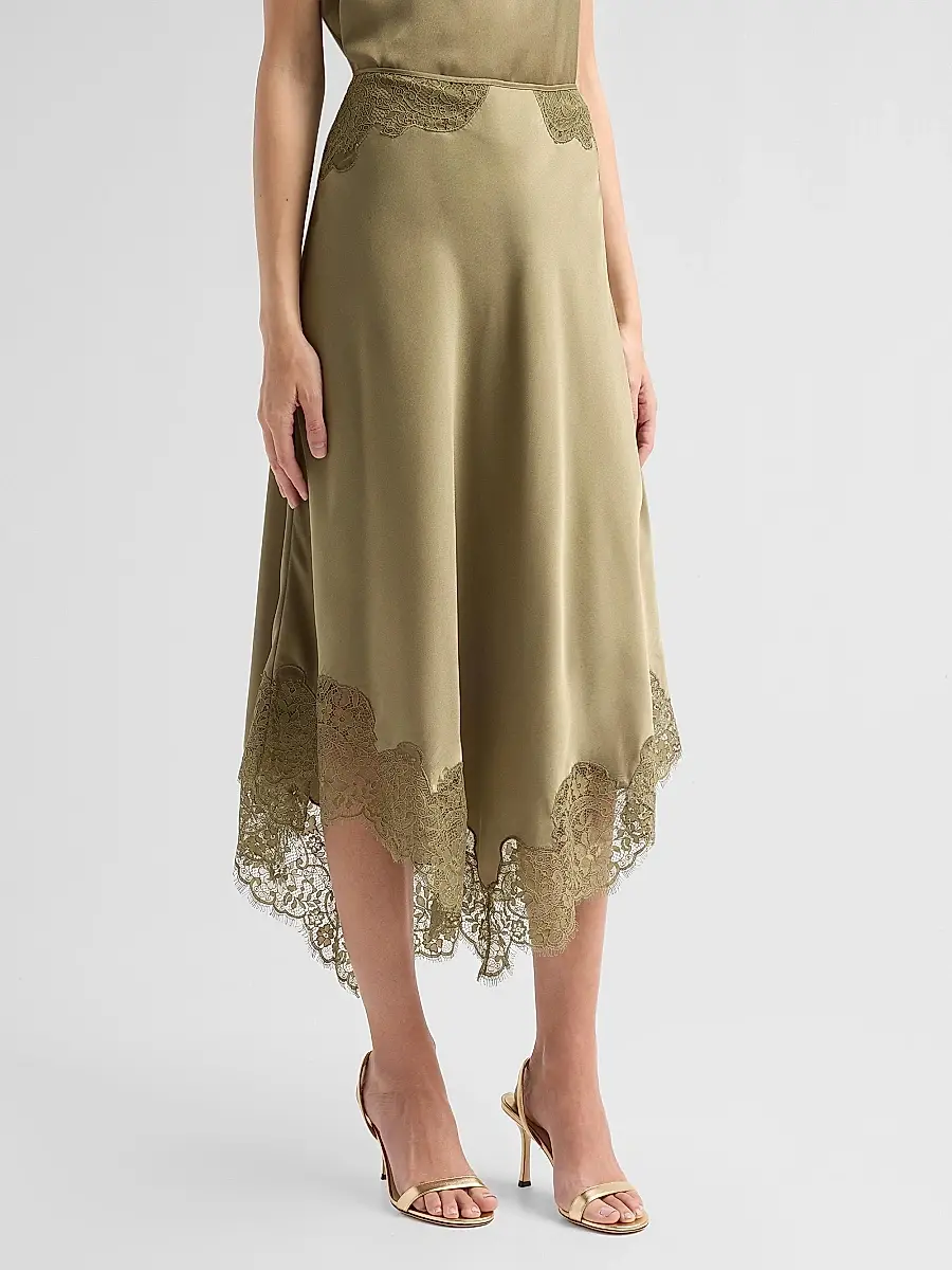 Ba&sh Women's Coni Slip Midi Skirt | Thumbnail 4