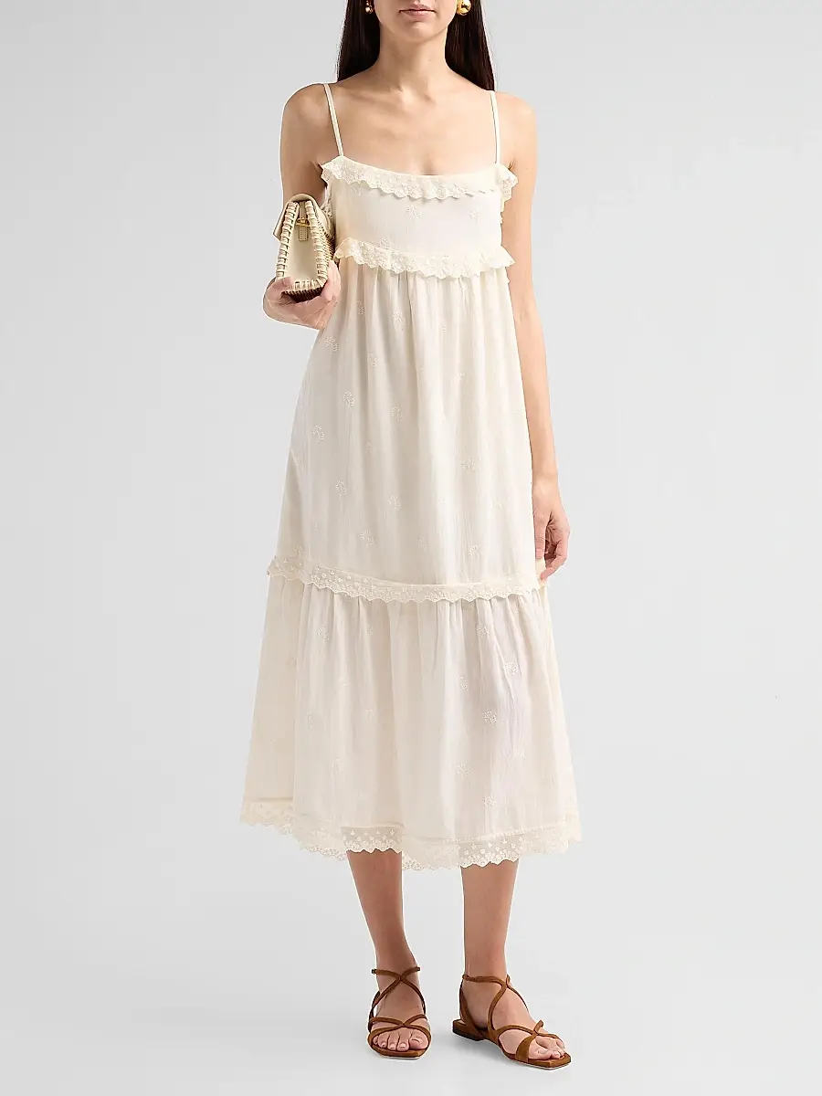 Ba&sh Women's Penny Lace Midi Dress | Thumbnail 2 Ba&sh Women's Penny Lace Midi Dress | Thumbnail 2