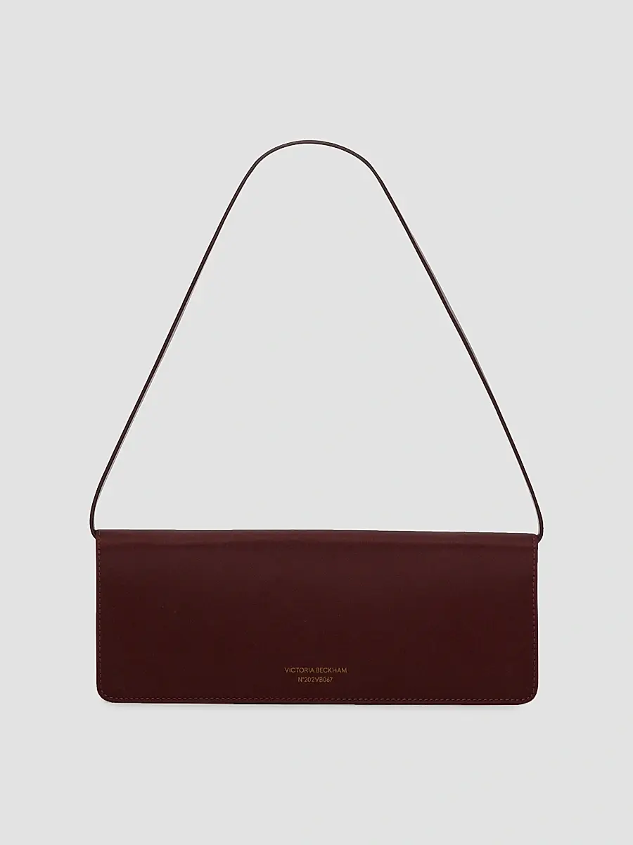 Victoria Beckham Women's Dorian East-West Velvet Clutch | Thumbnail 2 Victoria Beckham Women's Dorian East-West Velvet Clutch | Thumbnail 2