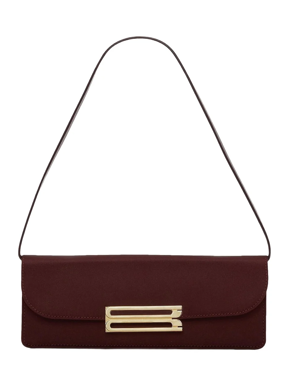Victoria Beckham Women's Dorian East-West Velvet Clutch
