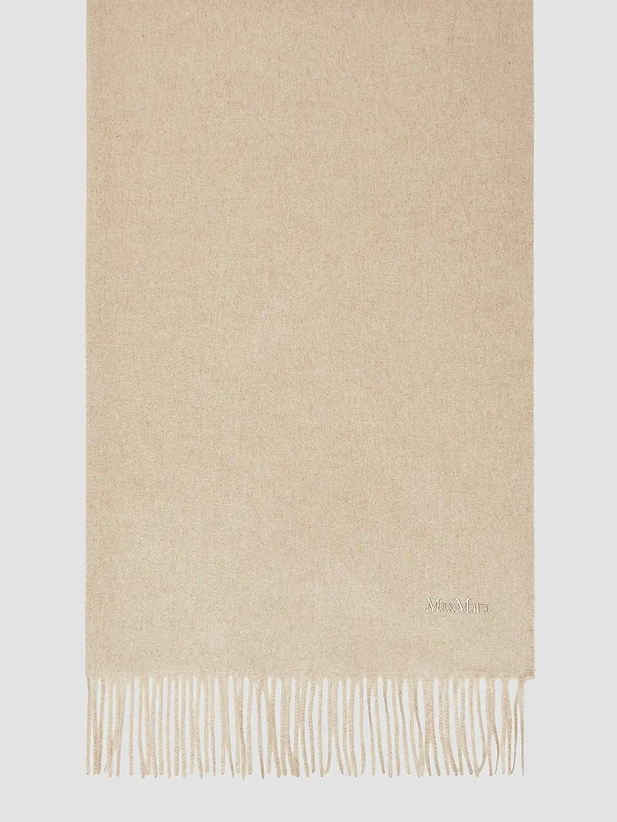 Max Mara Women's Cashmere Logo Stole | Thumbnail 2 Max Mara Women's Cashmere Logo Stole | Thumbnail 2