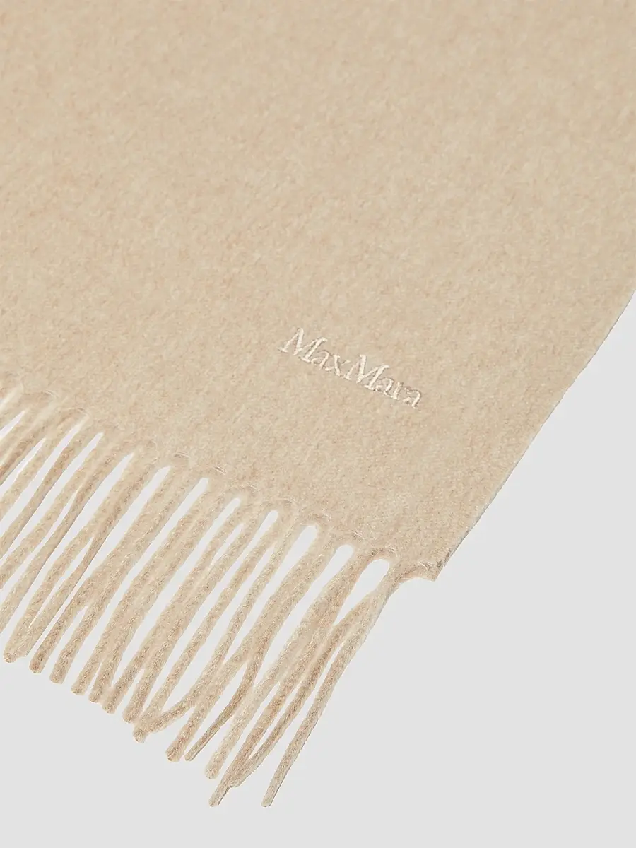 Max Mara Women's Cashmere Logo Stole | Thumbnail 3 Max Mara Women's Cashmere Logo Stole | Thumbnail 3