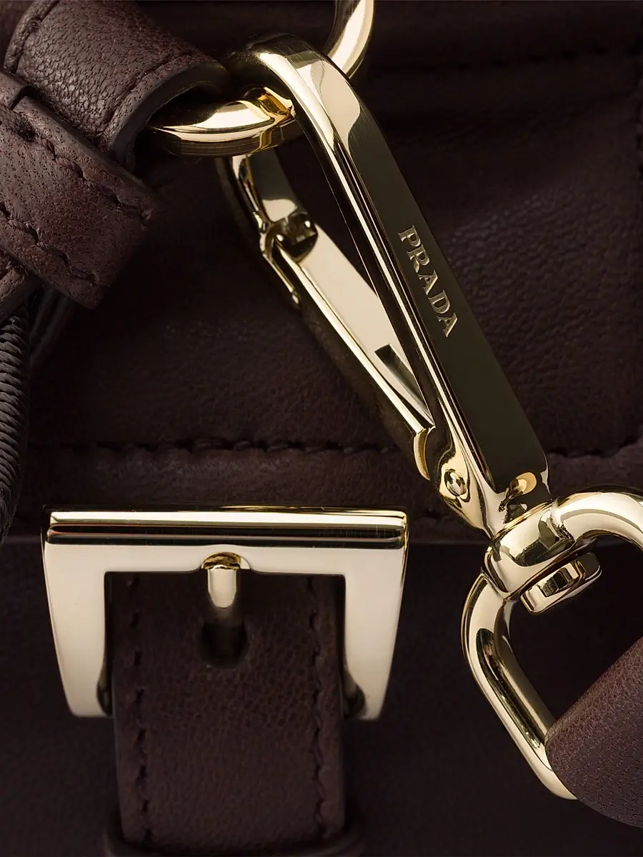Prada Women's Explore Nappa Leather Mini Top Handle Bag | Thumbnail 6 Prada Women's Explore Nappa Leather Mini Top Handle Bag | Thumbnail 6