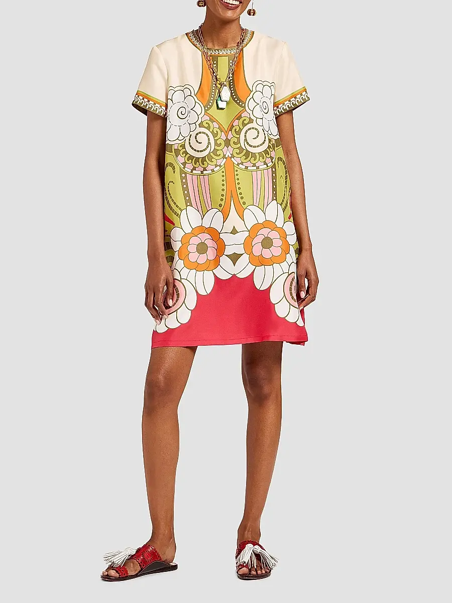 La DoubleJ Women's Mini Swing Dress - Ambrosia Placee Green | Thumbnail 3 La DoubleJ Women's Mini Swing Dress - Ambrosia Placee Green | Thumbnail 3