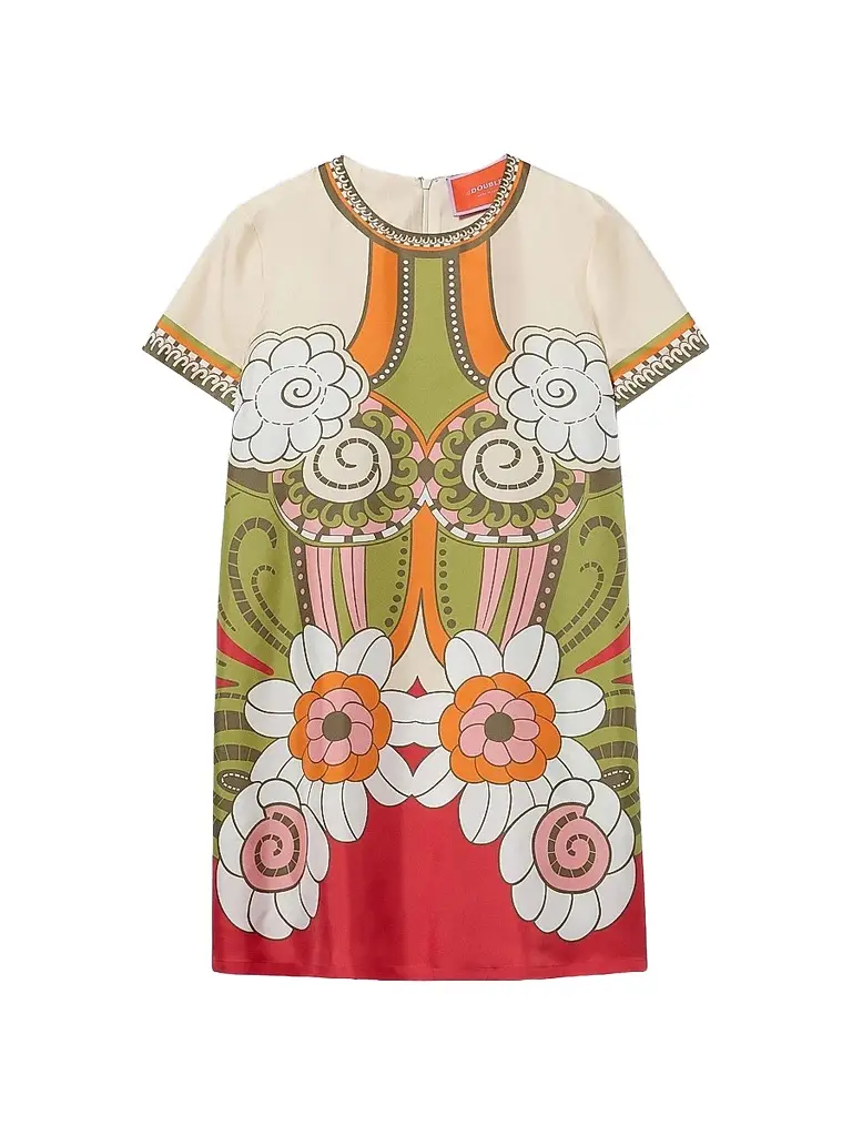 Women's Mini Swing Dress - Ambrosia Placee Green