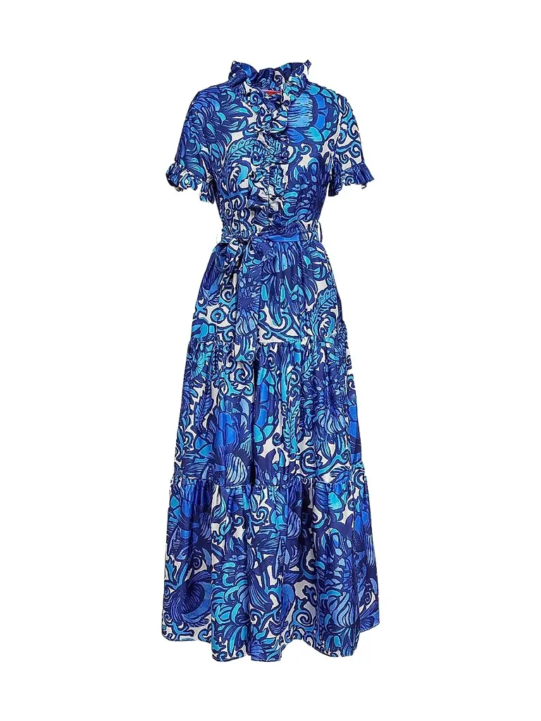 La DoubleJ Women's Long and Sassy Dress - Anemone Blue - Size XXS | Image 1 La DoubleJ Women's Long and Sassy Dress - Anemone Blue - Size XXS | Image 1