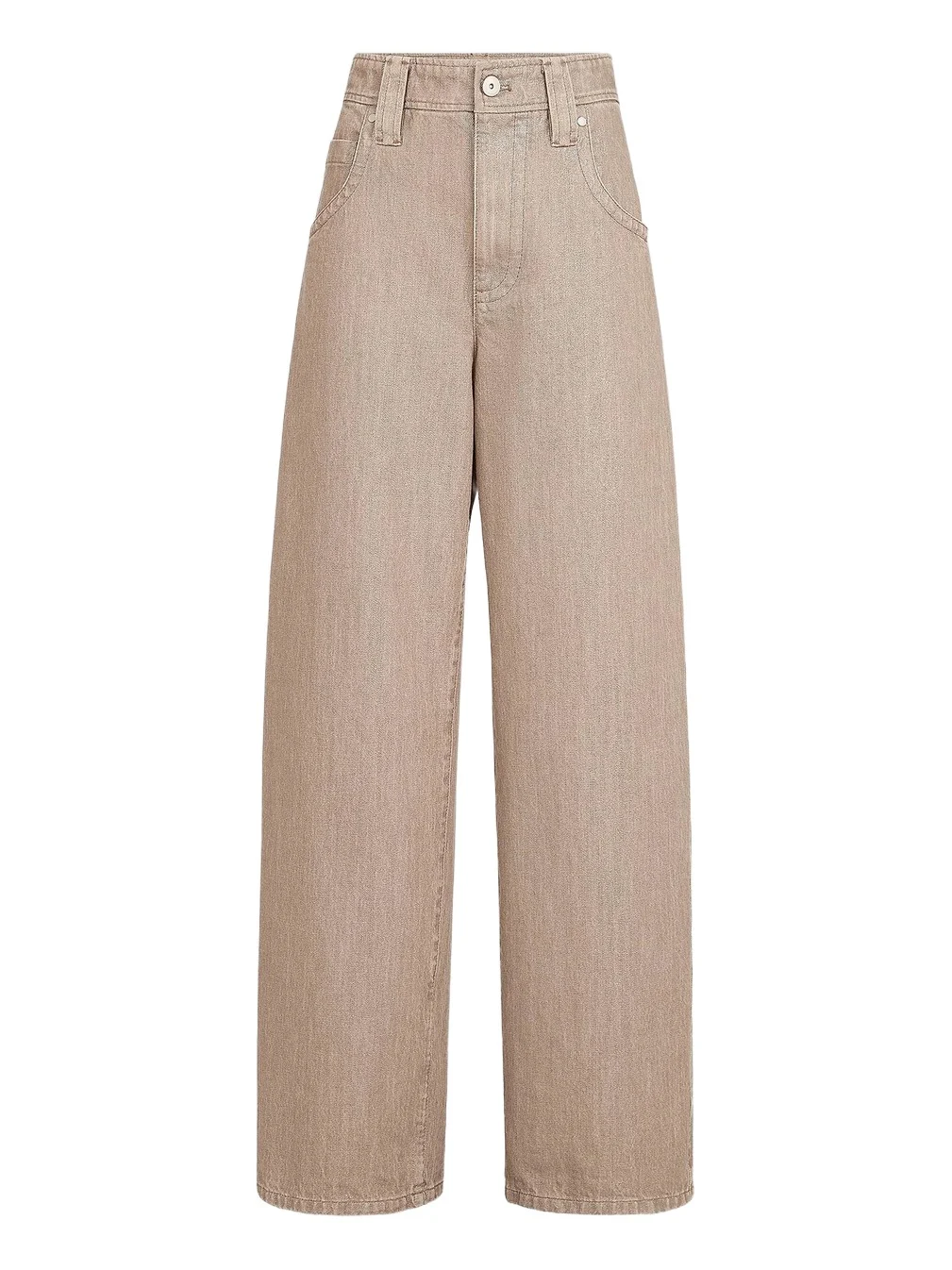 Brunello Cucinelli Women's Baggy Jeans with Monili - Rope