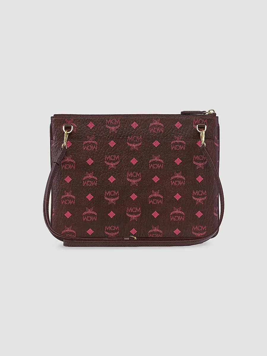MCM Women's Aren Visetos Medium Flat Pouch | Thumbnail 2