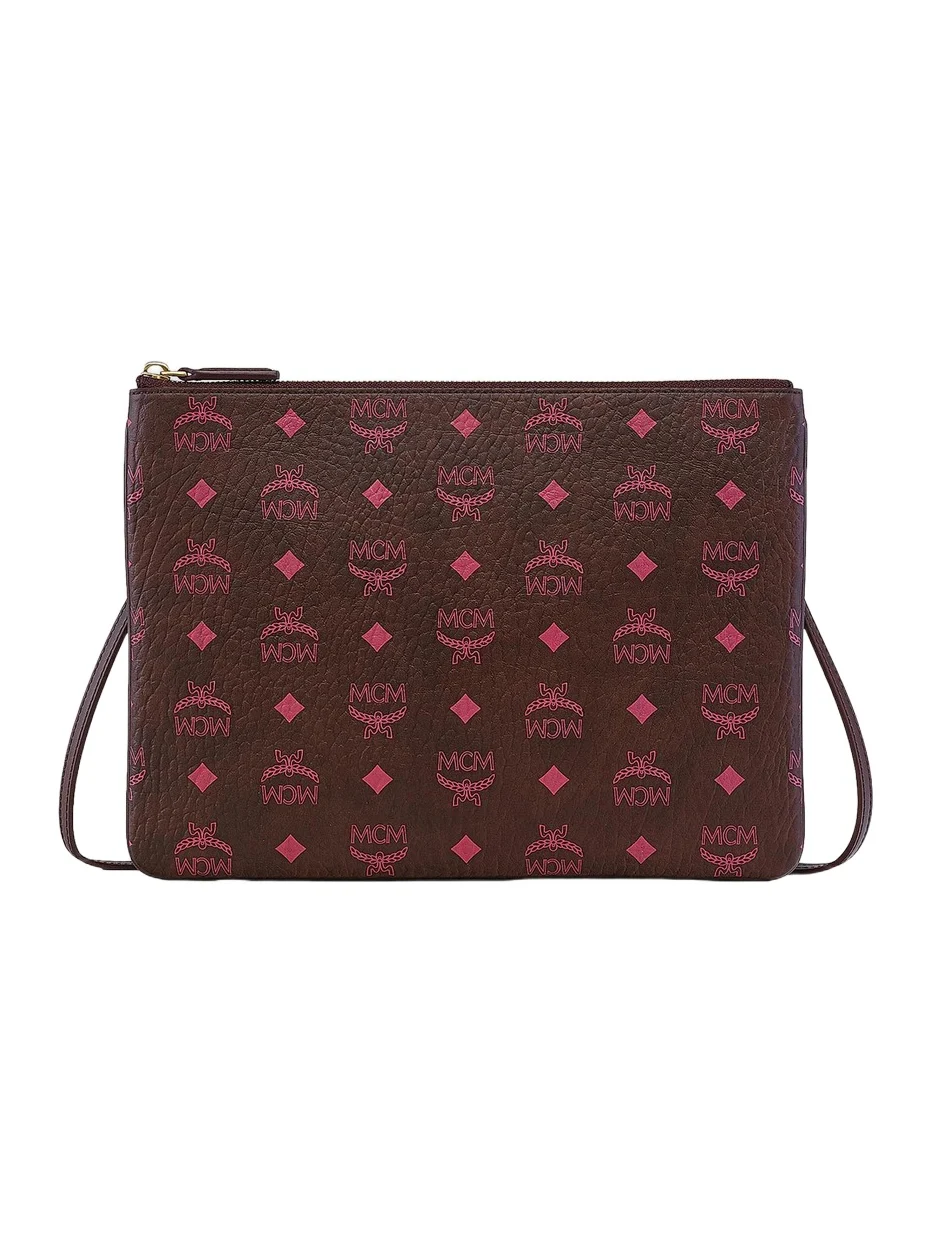 Women's Aren Visetos Medium Flat Pouch Women's Aren Visetos Medium Flat Pouch
